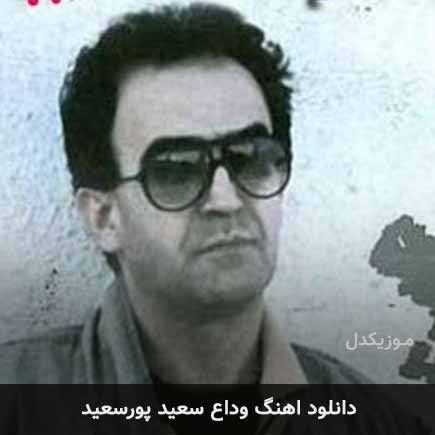 آهنگ سعید پورسعید وداع