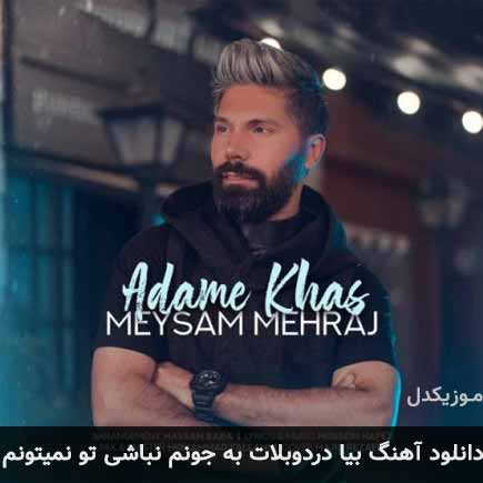آهنگ میثم مهراج بیا دردوبلات به جونم نباشی تو نمیتونم